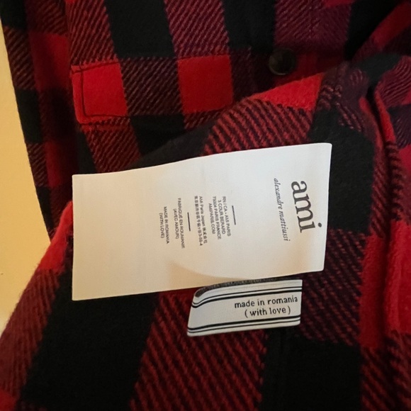 Ami Alexandre MATTIUSSI Wool Buffalo Check Jacket l Men’s medium | New | 70% off - Picture 5 of 6